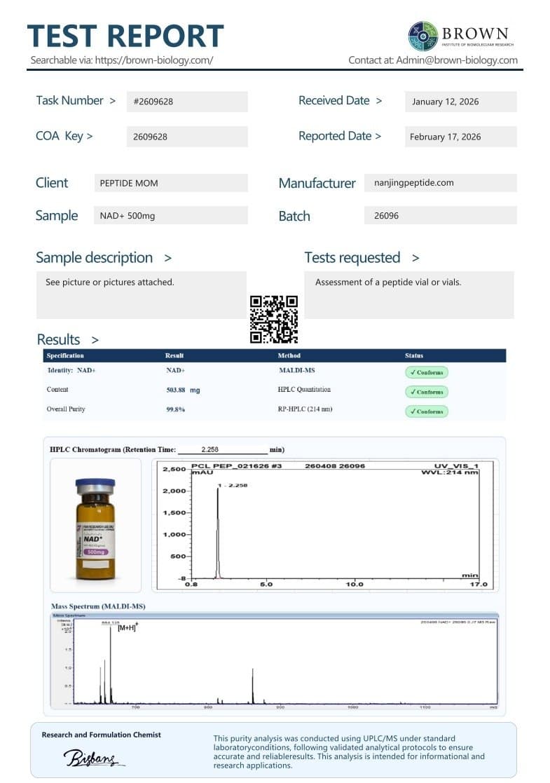 COA for NAD+